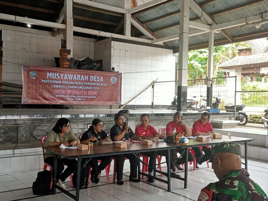 MUSYAWARAH DESA PADA HARI SELASA TANGGAL 24 JUNI 2025